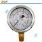 Half Stainless steel shock proof manometer pressure measurement devices