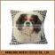 PLUS 45*45cm square throw funny pillows home sofa decorative dog design cushion case custom cushion covers