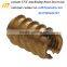 custom precision turning brass insert lock nut