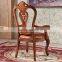 Dining Room European Vintage Genuine Leather Chair