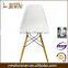 Cheap Plastic Wooden legs Dining Chair Plastic Chair For Restaurant