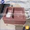 indian red great polished clothes deep basins sales in China factory Trade Assurance Supplier stone owner