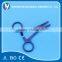 Medical clamp plastic forceps disposable sterile hemostatic blood stopping forceps