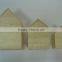 blank houses-3 pcs nesting dolls , wooden doll house
