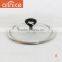 NEW Belly Shape 22cm Stainless Steel Hot Pot with glass lid and bakelite handle with capacity 8 QT stew pot