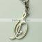 Highly-reflective Metal Material keychain,bag hanging charm decorative keychain with snap hook