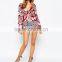 Elegant Fashion Design Flower Lady Blouse