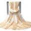 Latest splice scarf silk lace