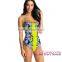 2016 hot sale Rose Vintage Yellow Maillot ladies swimwear one piece