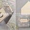 Embossed Tri-fold vintage wedding invitations with Ribbon Bow & Printing