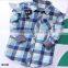 2016 children clothing kids fashion long sleeve girls and boys kids check shirts