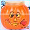 Plastic Halloween Pumpkin Cans Pumpkin Bucket Cartoon Cute Children's Candy Jar Portable Pumpkin Bucket
