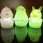 Novelty And Cute color changing LED night light easter bunny toy