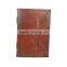 Custom Leather Journal With Envelope Style Wrap Around Flap