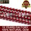 Natural beads 4567A wine red garnet gem crystal beads are semi-finished DIY handmade jewelry wholesale