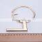 Guangzhou factory alloy GL-shaped handbag handle for tote bag