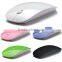 Ultra Thin USB Optical Wireless Mouse 2.4G Receiver Super Slim Mouse For Computer PC Laptop Desktop 5 Candy color