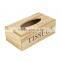 Wholesale unfinished Cheap Printed wooden tissue box for home decoration