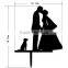 Personalized Kiss Birds With Initial Letter Wedding Cake Topper Keepsake Gifts