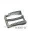 Cheap men's thin type low-weight 35mm 40mm 32mm shiny gun metal alloy pin buckle