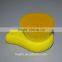  China supplier yellow color cosmetic tools face cleaning brush