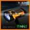 Hot Sale Mini Solar Power and Hand Crank Green Power LED Flashlight Can Use in 5 Meters Water