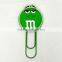 beautiful and special non-phthalates and lead free soft pvc paper clip