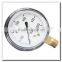 High quality 2.5 inch bottom connection type pressure gauge low pressure mbar