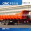 CIMC 3 Axles Rear U Shape Dumper Semi Trailer