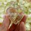 Citrine quartz crystal stone hearts wedding takeaway gifts