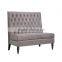 Commercial furniture restaurant leather booth YK70121