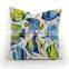 Latest arrival marine creature printing custom throw pillow covers
