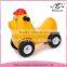 PE plastic child care center moveable spring rider animal toys