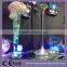 8 inch round shape rechargeable rgb under bottle glorifiers centerpiece led light base