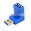 2016 hot Right Angle USB 3.0 Type A Male to Female Plug Connector Adapter Converter