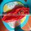 25cm size inflatable pvc bouncing hopper ball for kids with handle