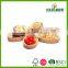 High quality wholesale bamboo wood serving plate set of 6