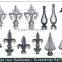 Iron gate spear point wrought iron ornaments