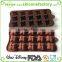 Hot selling! Chinese knot shape customized silicone chocolate making mould