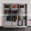 Environmentally wall wardrobe with sliding wardrobe door mechanism