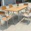 stacking aluminum polywood Patio Dinner Armchair ZT-1173C