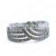 925 sterling silver gemstone inlay custom ring for women