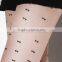 Taiwan Factory Sweet Bow Shiny Black Tights