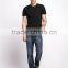 Wholesale Custom Print T Shirts Bamboo Mens Stylish Blank Black T-Shirt