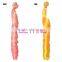 25cm Orange Single Weft Hair Extension for DIY