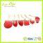 Food grade 7pcs Silicone Kitchen Utensils Cooking Tools Set with Wooden Handle