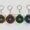 Plastic compass students science 45mm outdoor compass keychain compass