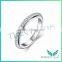 925 Sliver Finger Ring 1Carat 8 Hearts & Arrows Round Cut Moissanite Diamond Wedding Ring