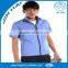 Fashion design colorful men women shirts and tops work clothes