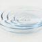 Borosilicate Round Shape Glass Baking Tray Bakeware Cookware